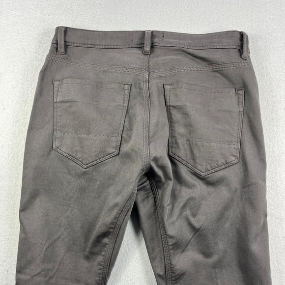 DUER N2X Slim Fit Pants Mens 33x30 Charcoal Grey Performance Stretch 5-Pocket - Picture 8 of 8